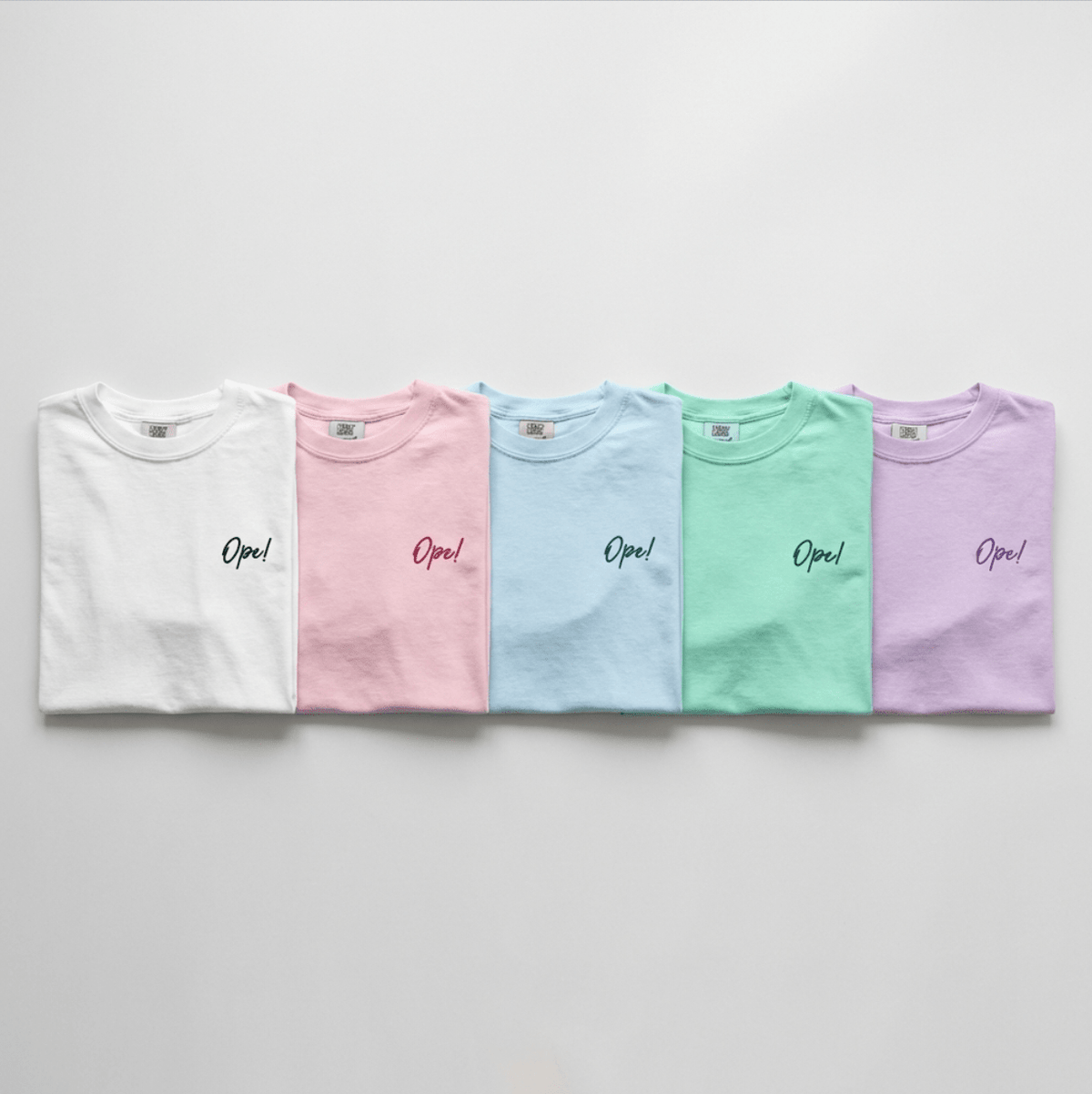 Ope! Embroidered Tee - Heartland Stitch