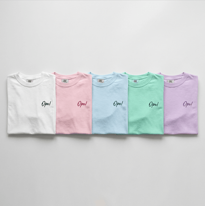 Ope! Embroidered Tee - Heartland Stitch