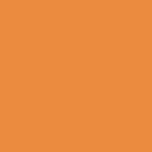 Orange Organic Cotton Poplin