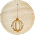 maaterra compostable palm leaf plate with ornament design