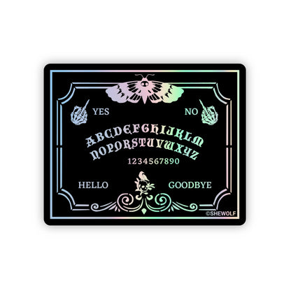Ouija board sticker