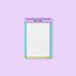 Overwhelmed and overstimulated brain dump notepad - MangoIllustrated - Notepad