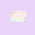 Overwhelmed overstimulated potentially about to cry sticker - MangoIllustrated - Sticker
