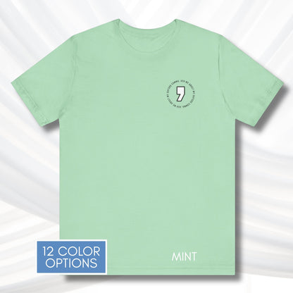 oxford-comma-unisex-crewneck-tshirt-literary-apparel-english-language-tee-grammar-top-mint