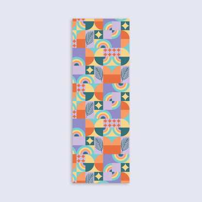 A bookmark with a funky pattern inspired by vintage Palm Springs
