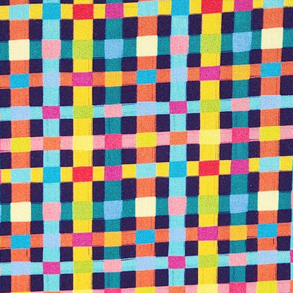 Cocktail Napkins - 100% Cotton - Set of 6 - Party Plaid
