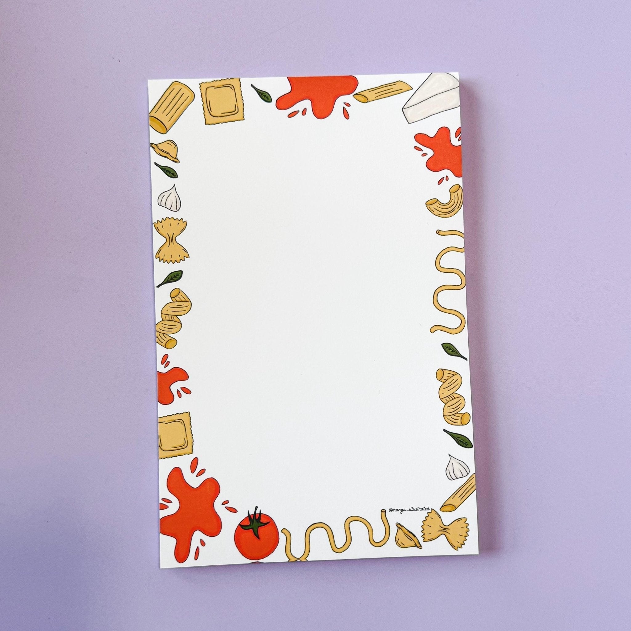 Pasta notepad - MangoIllustrated - Notepad