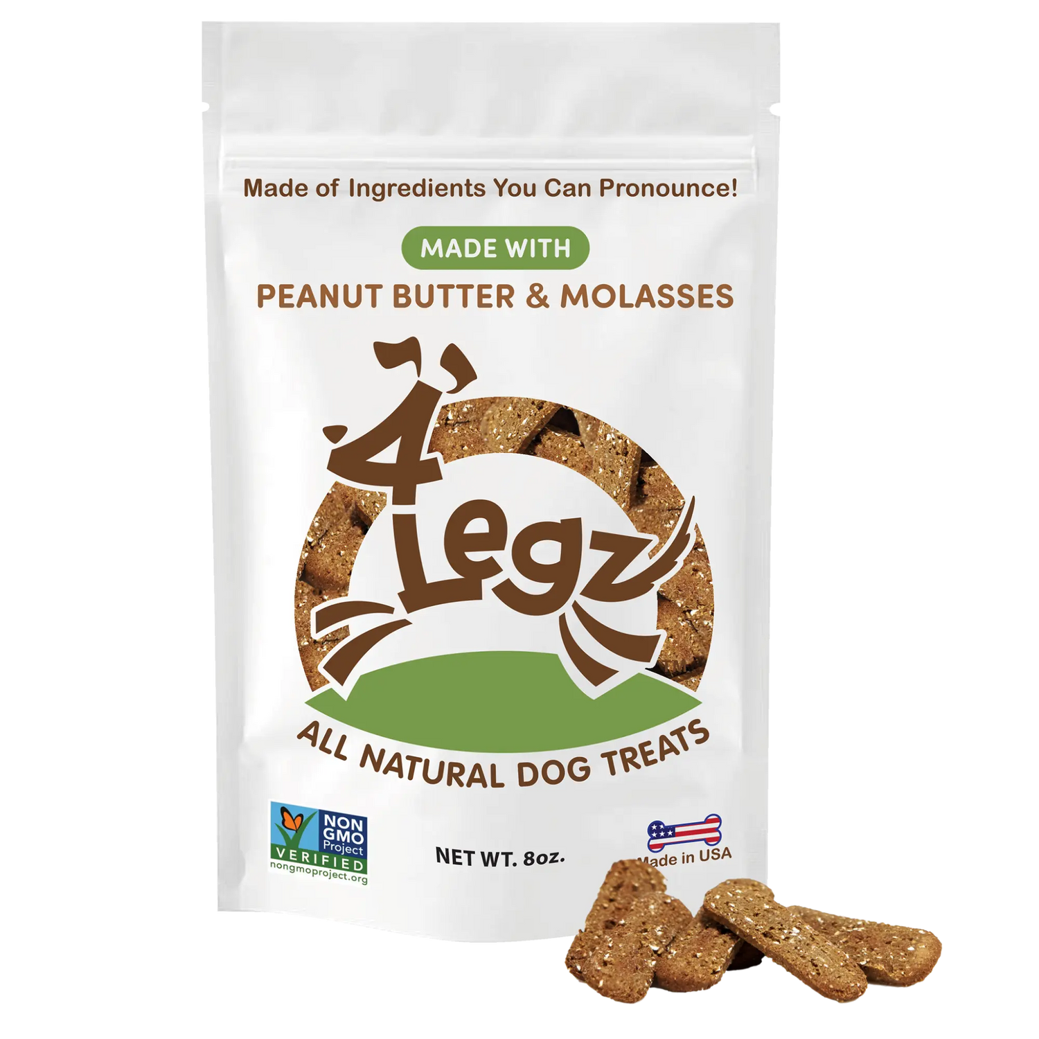 Treats Gift Box for Dogs - 6 Pack of Delicious Dog Treats - 4Legz