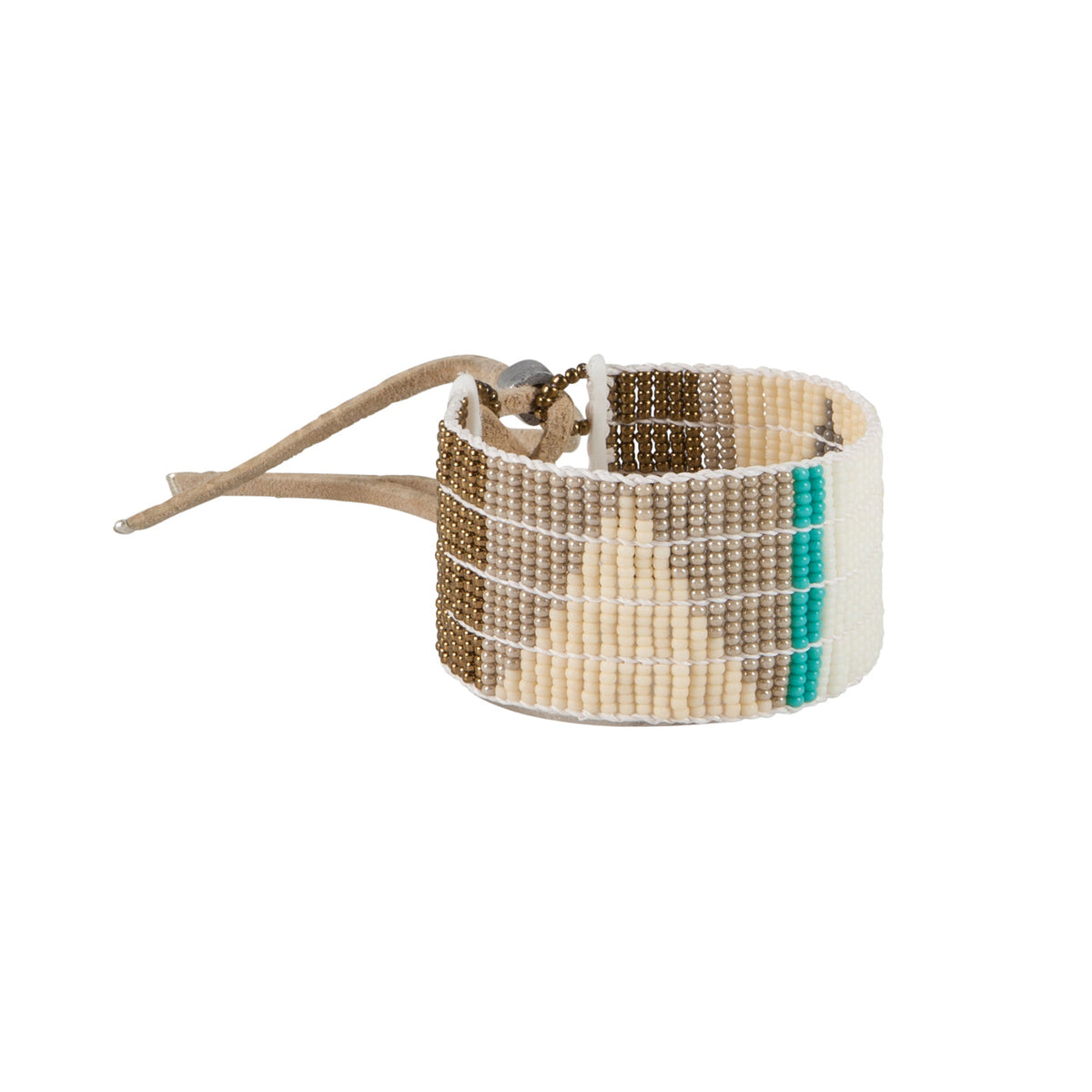 Pembetatu Warrior Beaded Cuff Bracelet