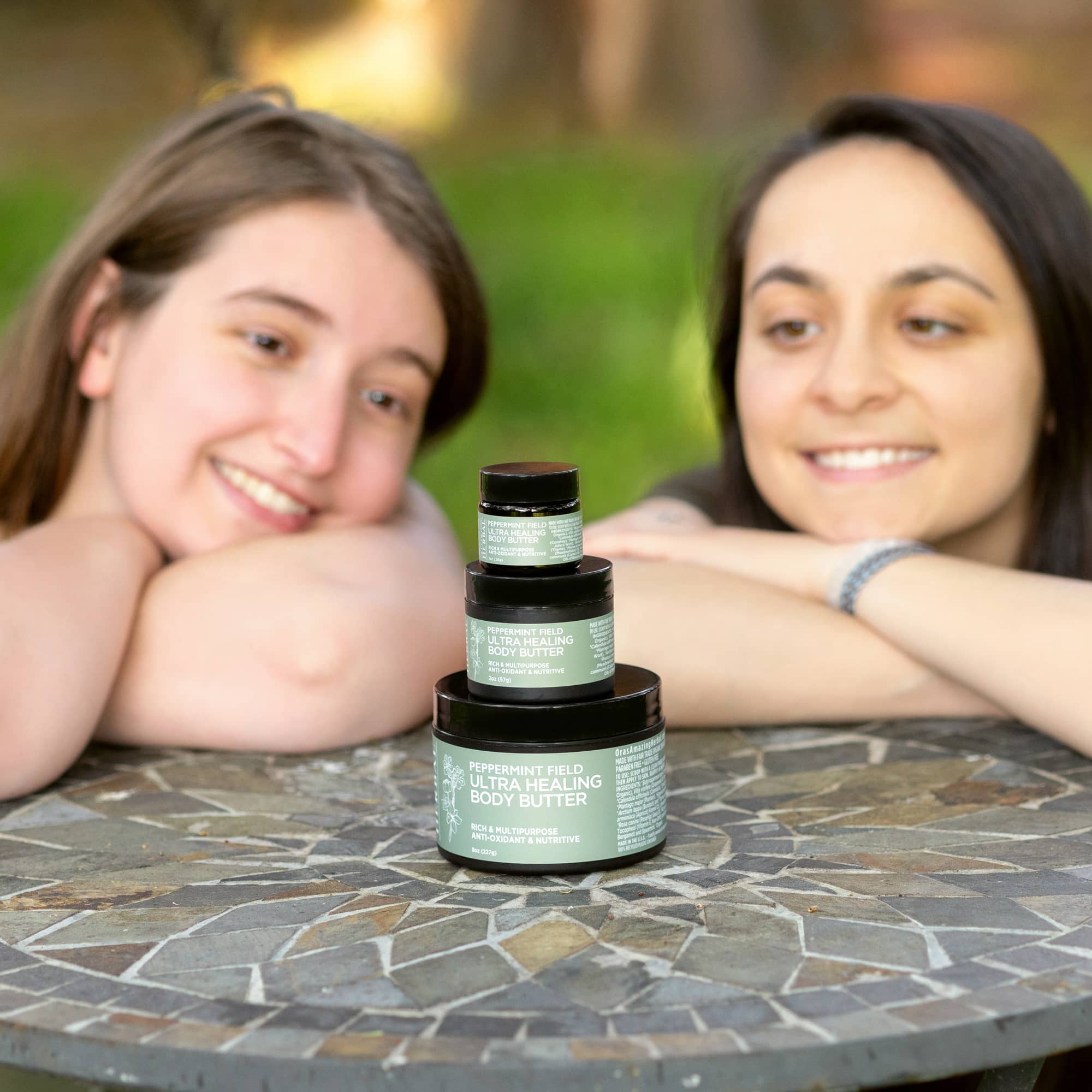 Peppermint Field Body Butter All Sizes Lifestyle Outdoor Human Females Sabrina and Olivia