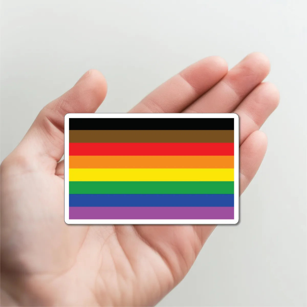 Inclusive Gay Pride Flag Sticker - Resistance Nation