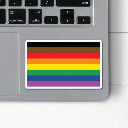 Inclusive Gay Pride Flag Sticker - Resistance Nation