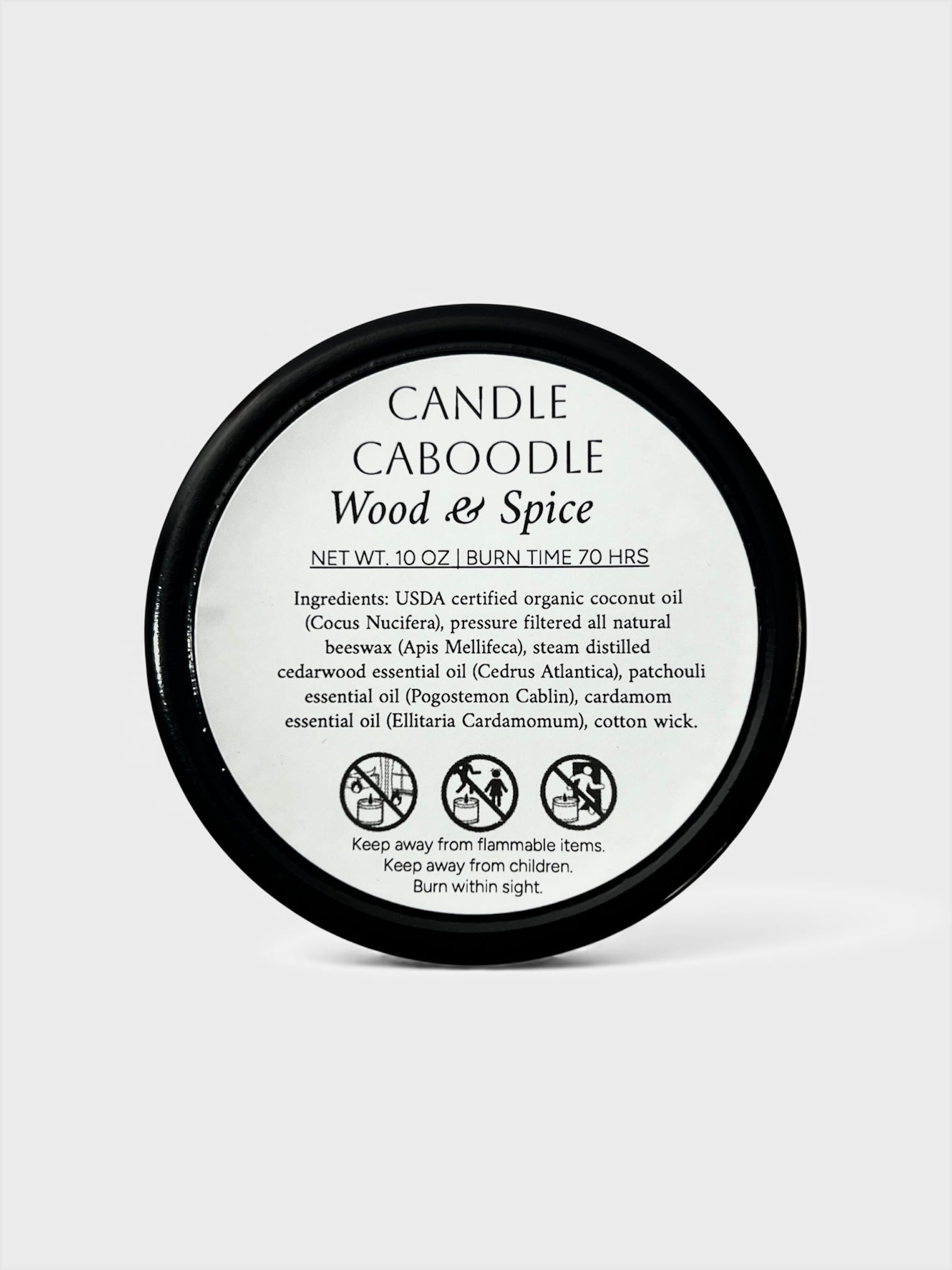 Wood &amp; Spice Luxury Candle