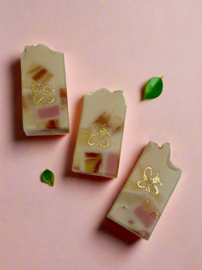 Pink Grapefruit Terrazzo Soap - The Beekeeper&