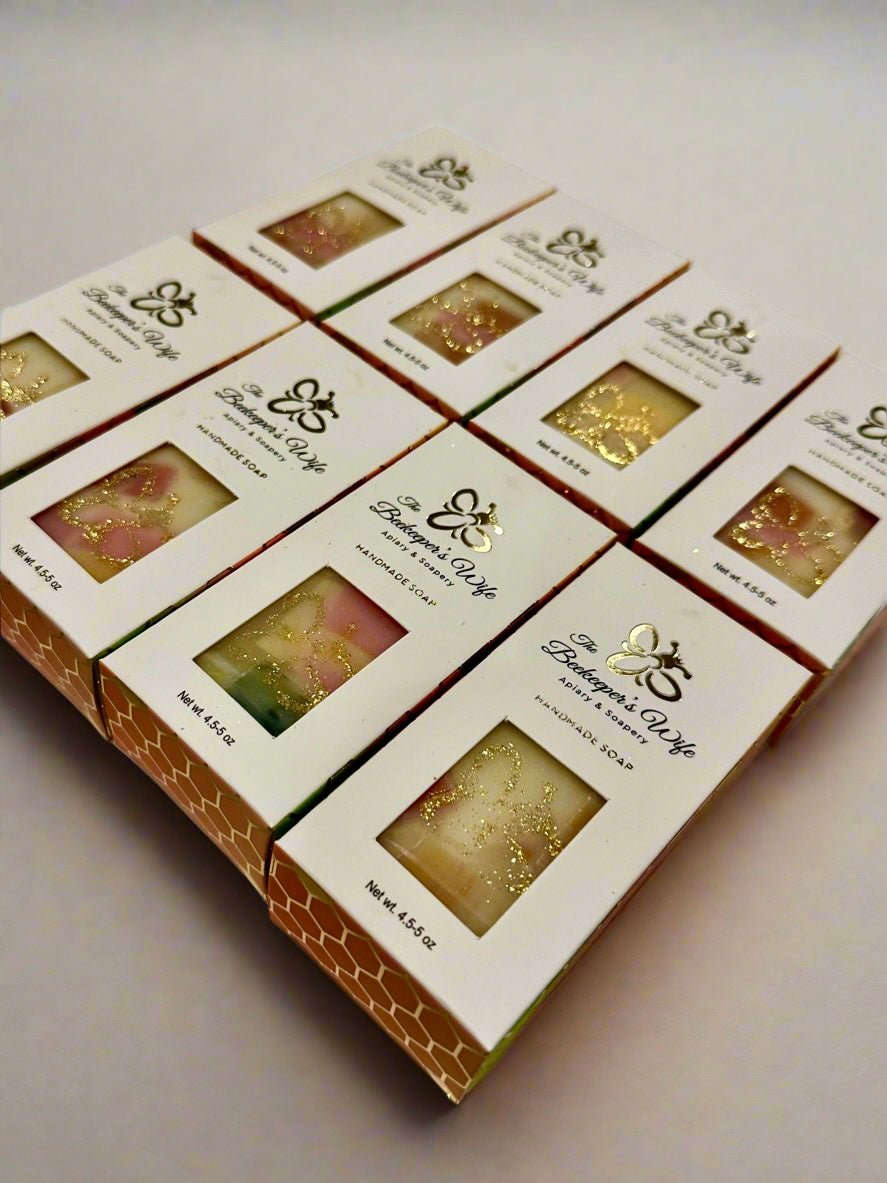 Pink Grapefruit Terrazzo Soap - The Beekeeper&