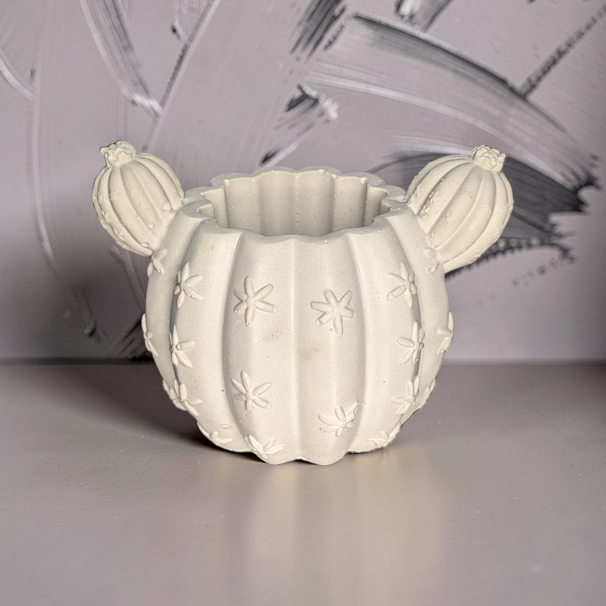 Concrete Cactus Planter, Saguaro Succulent Pot, Cute Desert Decor Jar, Mini Boho Cement Catchall, Pen Holder, Southwest Home Decor, Plant Lover Gift