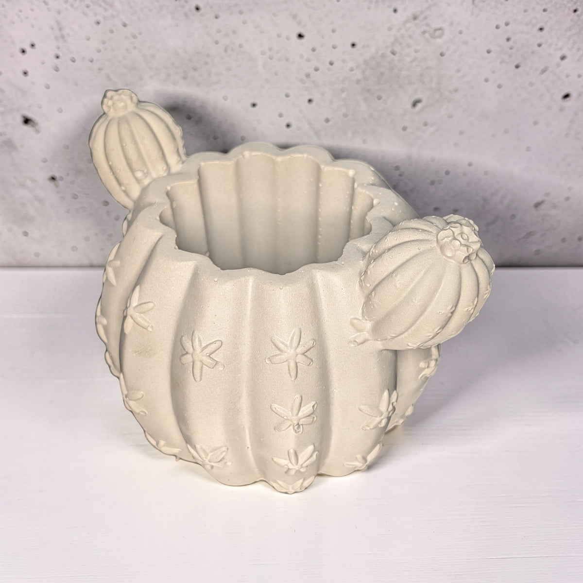 Concrete Cactus Planter, Saguaro Succulent Pot, Cute Desert Decor Jar, Mini Boho Cement Catchall, Pen Holder, Southwest Home Decor, Plant Lover Gift