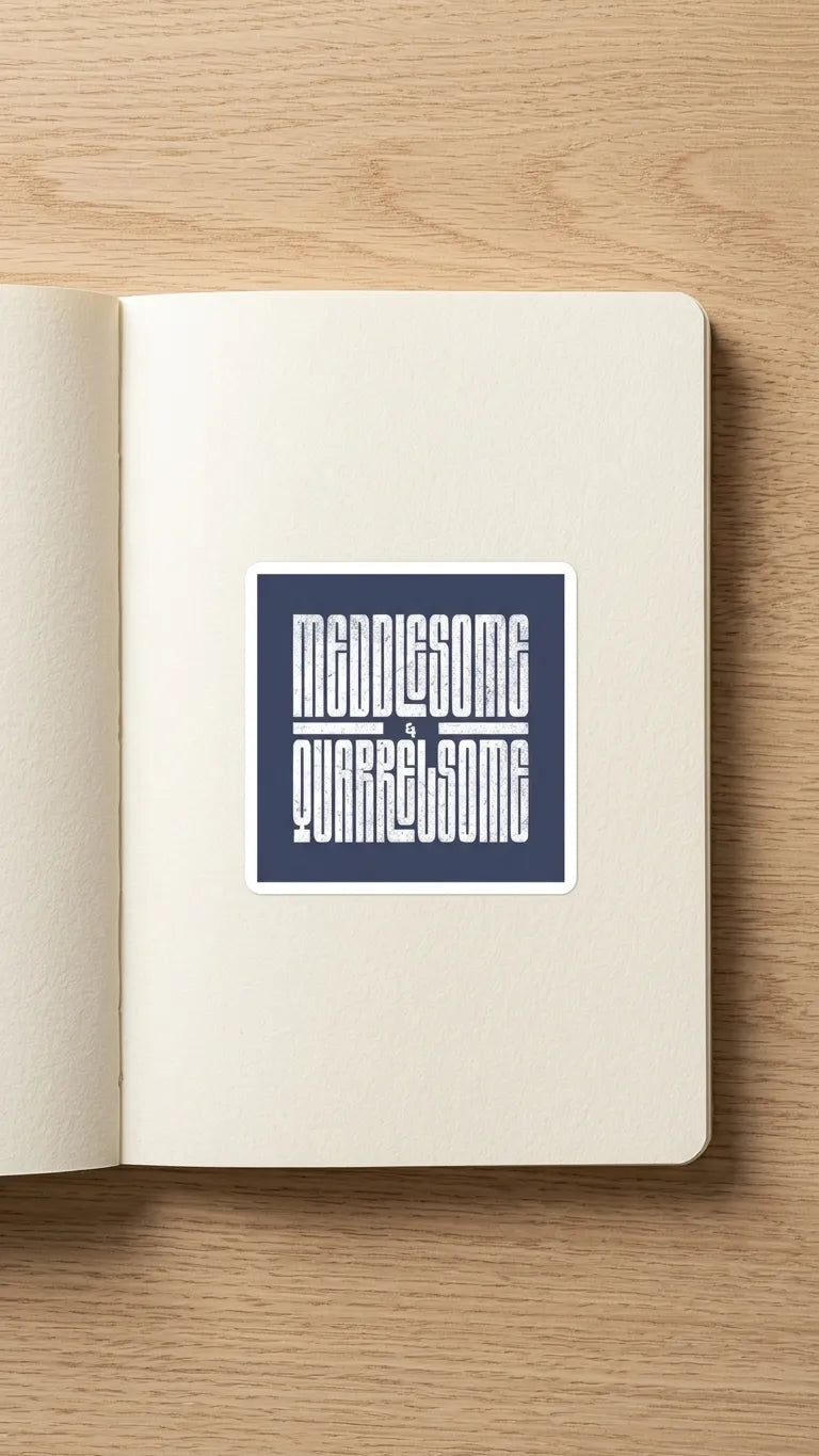 Sticker - Meddlesome &amp;amp; Quarrelsome - Jean Jacket