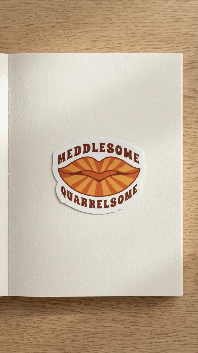 Sticker - Meddlesome &amp;amp; Quarrelsome - Louder