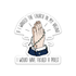 Priest Die Cut Sticker - Metal Marvels - Bold mantras for bold women.