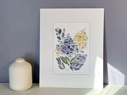 watercolor print collection