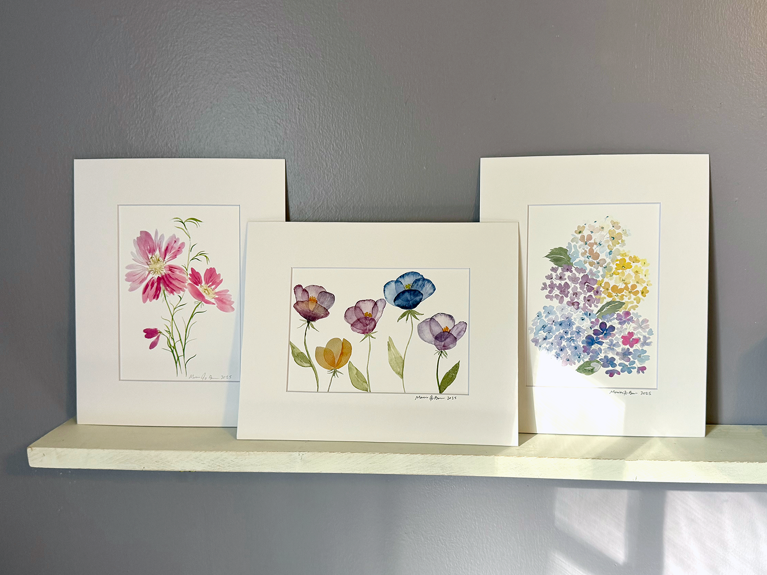 watercolor print collection