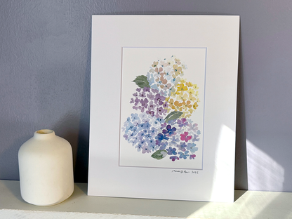watercolor print collection