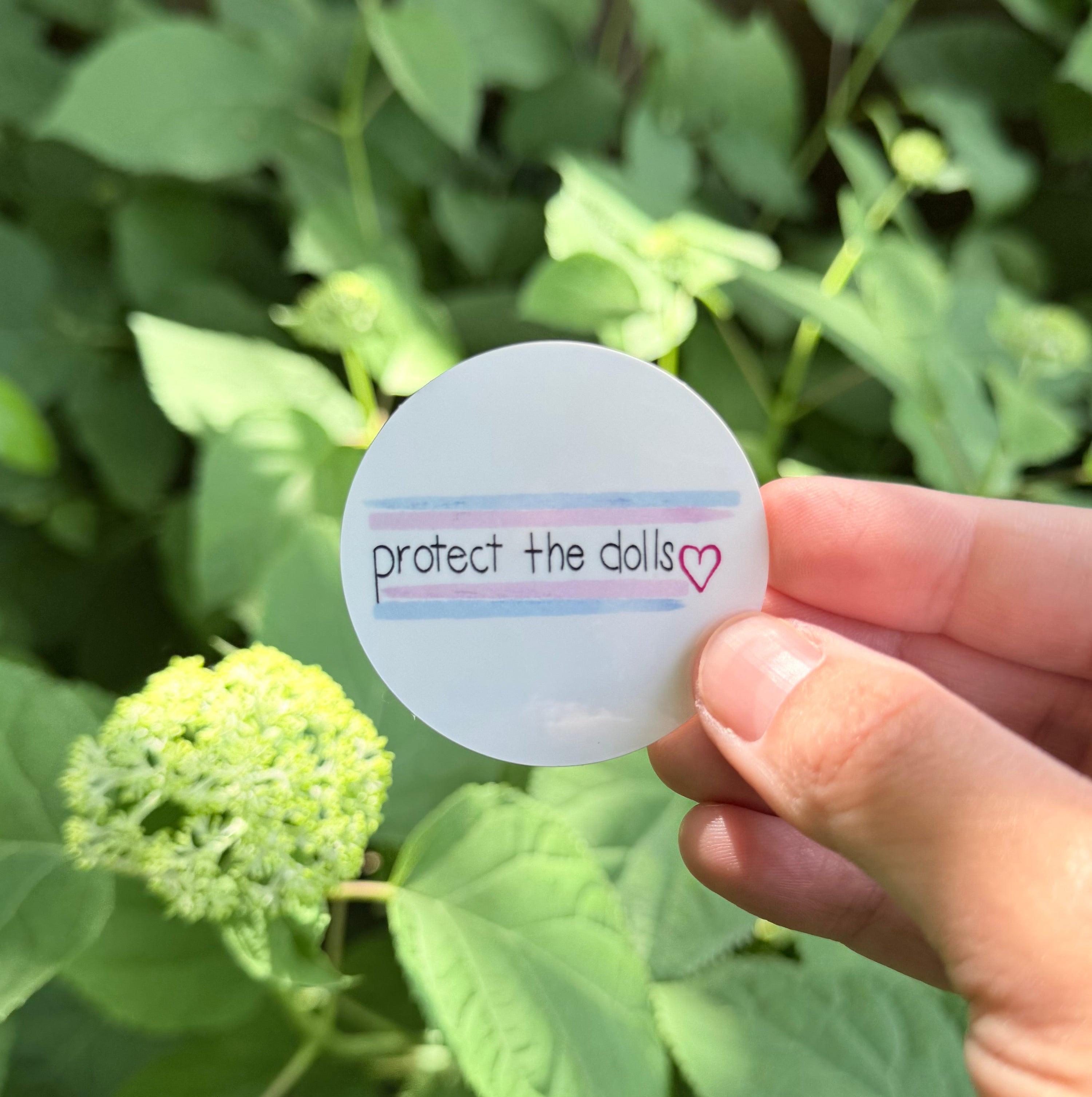 Protect the Dolls Sticker