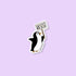 Protesting Penguin sticker - MangoIllustrated - Sticker