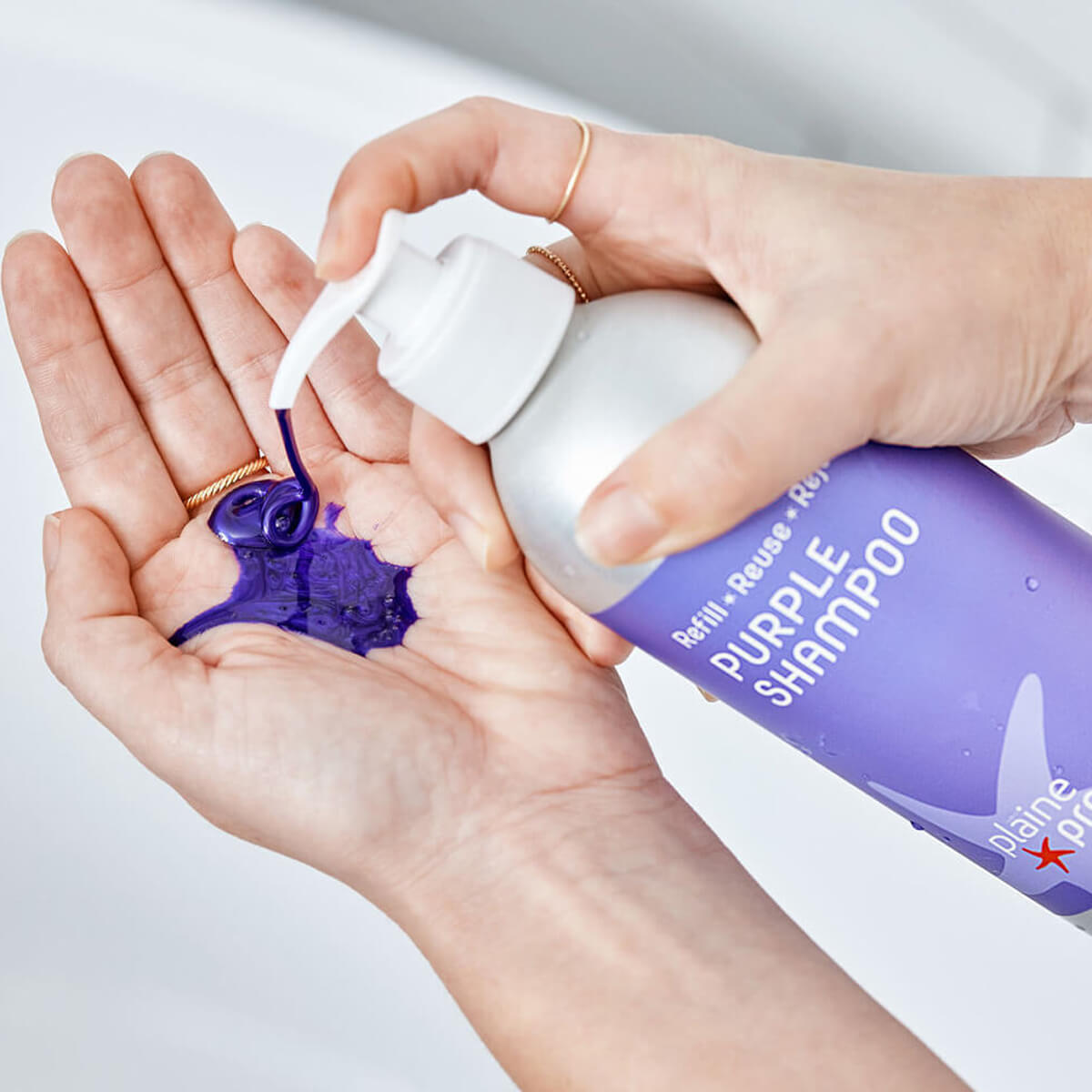 Purple Shampoo for Blonde, Gray &amp; Silver Hair with Toning Formula