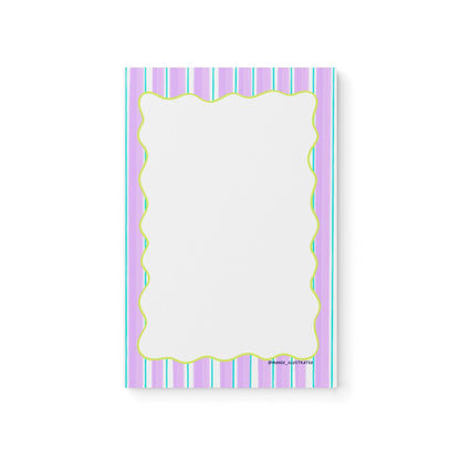 Purple Stripes Notepad