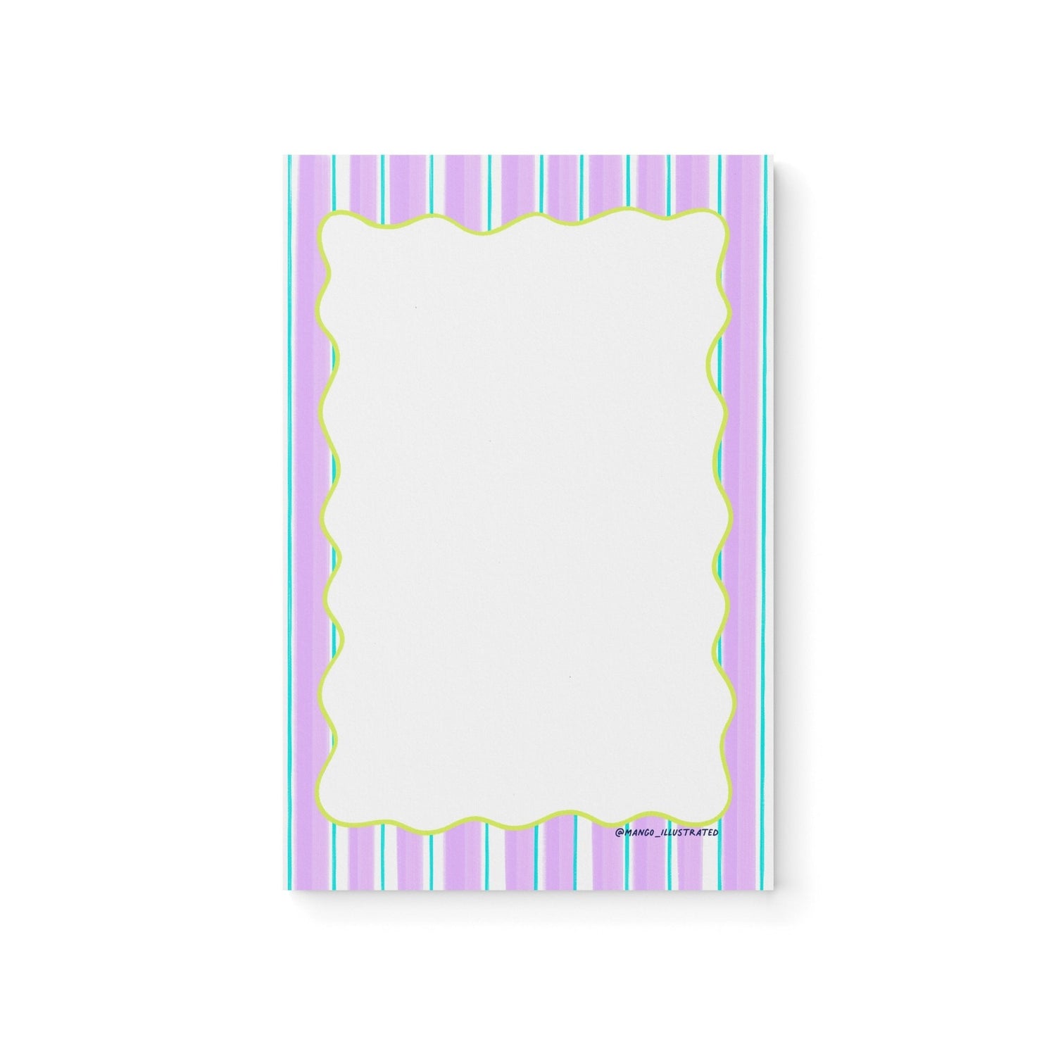 Purple Stripes Notepad