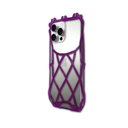 Flexēsoft silicone netting for your phone. Purple