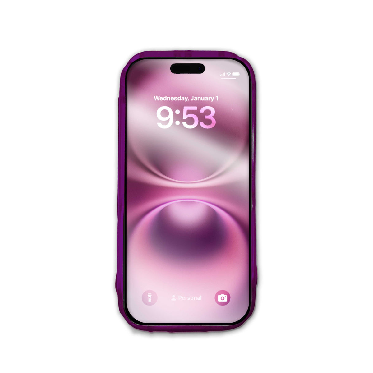 Flexēsoft silicone netting for your phone. Purple