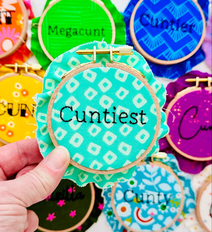 All the cunts // Embroidery PDF Pattern Download 3 inch