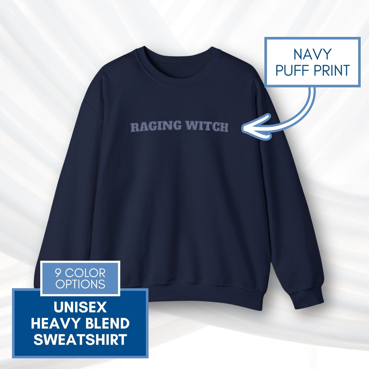 raging-witch-puff-print-unisex-crewneck-sweatshirt-activist-witchy-fall-feminist-apparel-navy