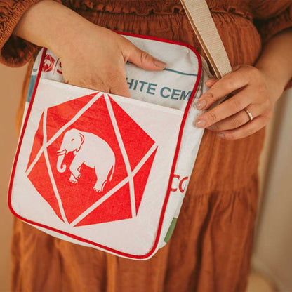 Recycled Cement Crossbody Bag - Malia Designs