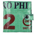 recycled feed bag wallet - green