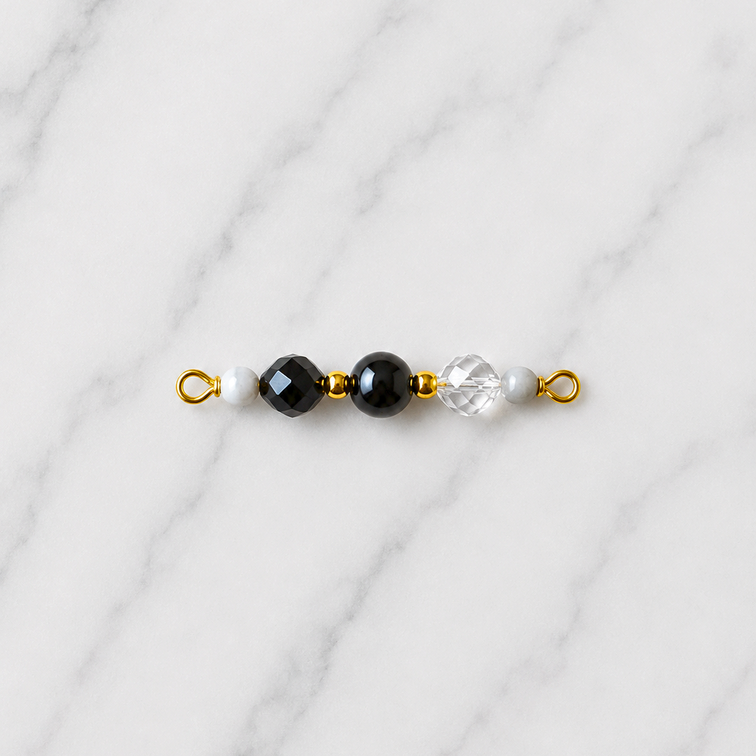Complete Ritual Bracelet Set | Gold Chain &amp; 6 Interchangeable Crystal Bars
