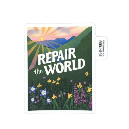 Repair the World Vinyl Sticker