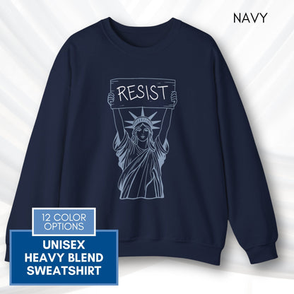 resist-statue-of-liberty-crewneck-sweatshirt-unisex-political-activist-protest-top