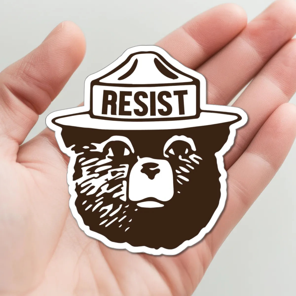 Resist Bear Sticker - Resistance Nation