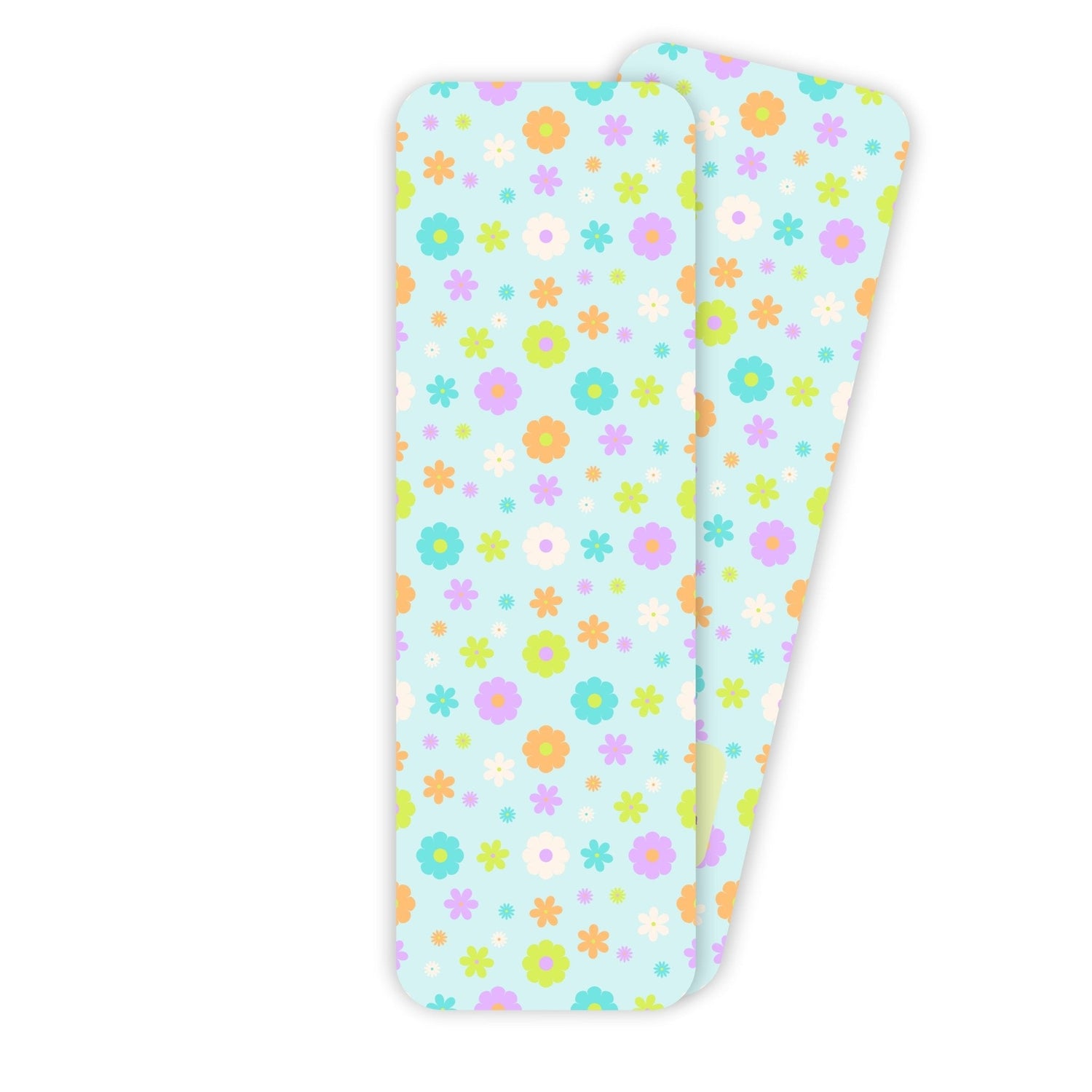 Retro Neon Daisies Bookmark
