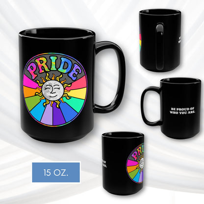 retro-rainbow-pride-hand-drawn-art-lgbtq-coffee-mug-personalizable-be-proud-of-who-you-are-15-ounce-black