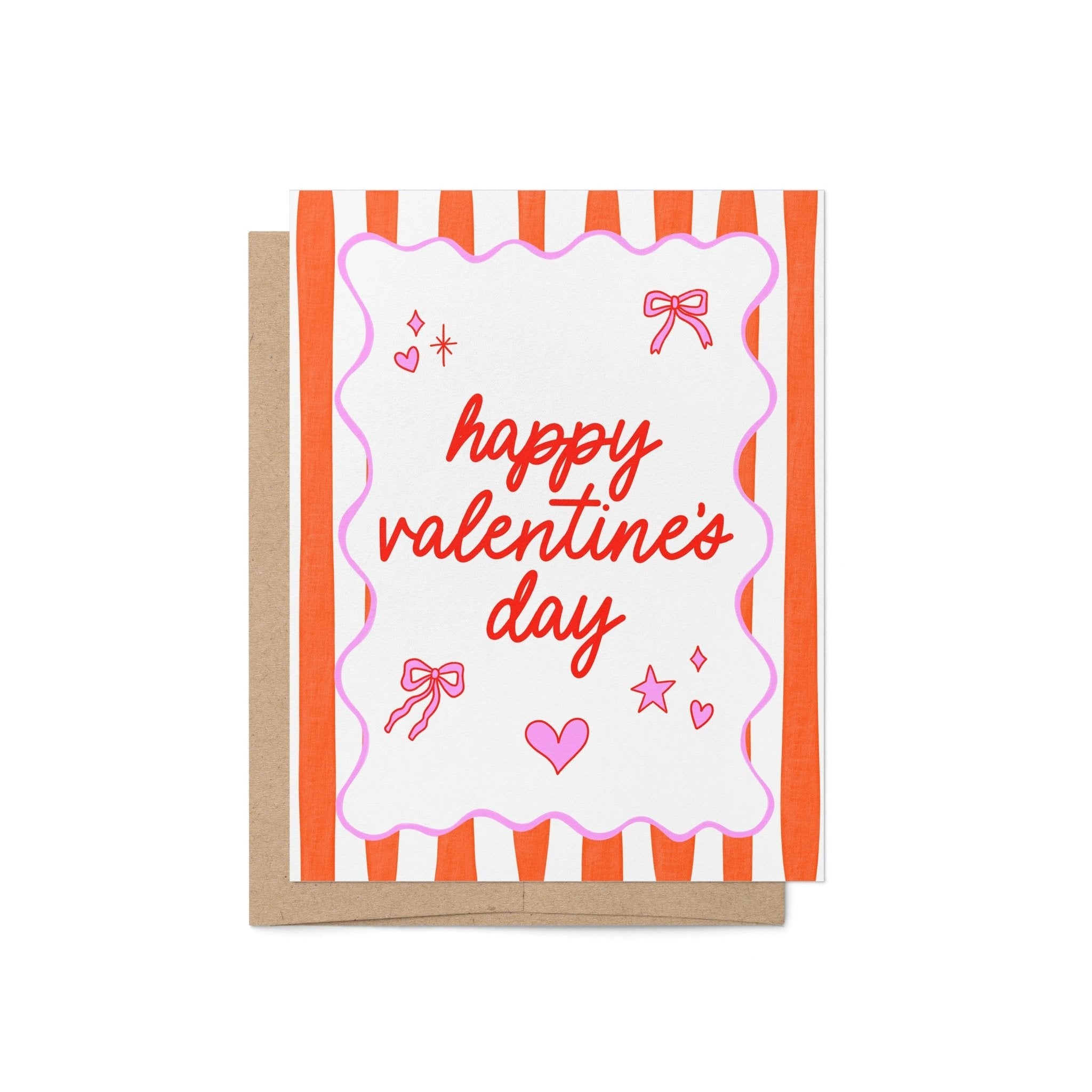 Retro Stripes Valentine&