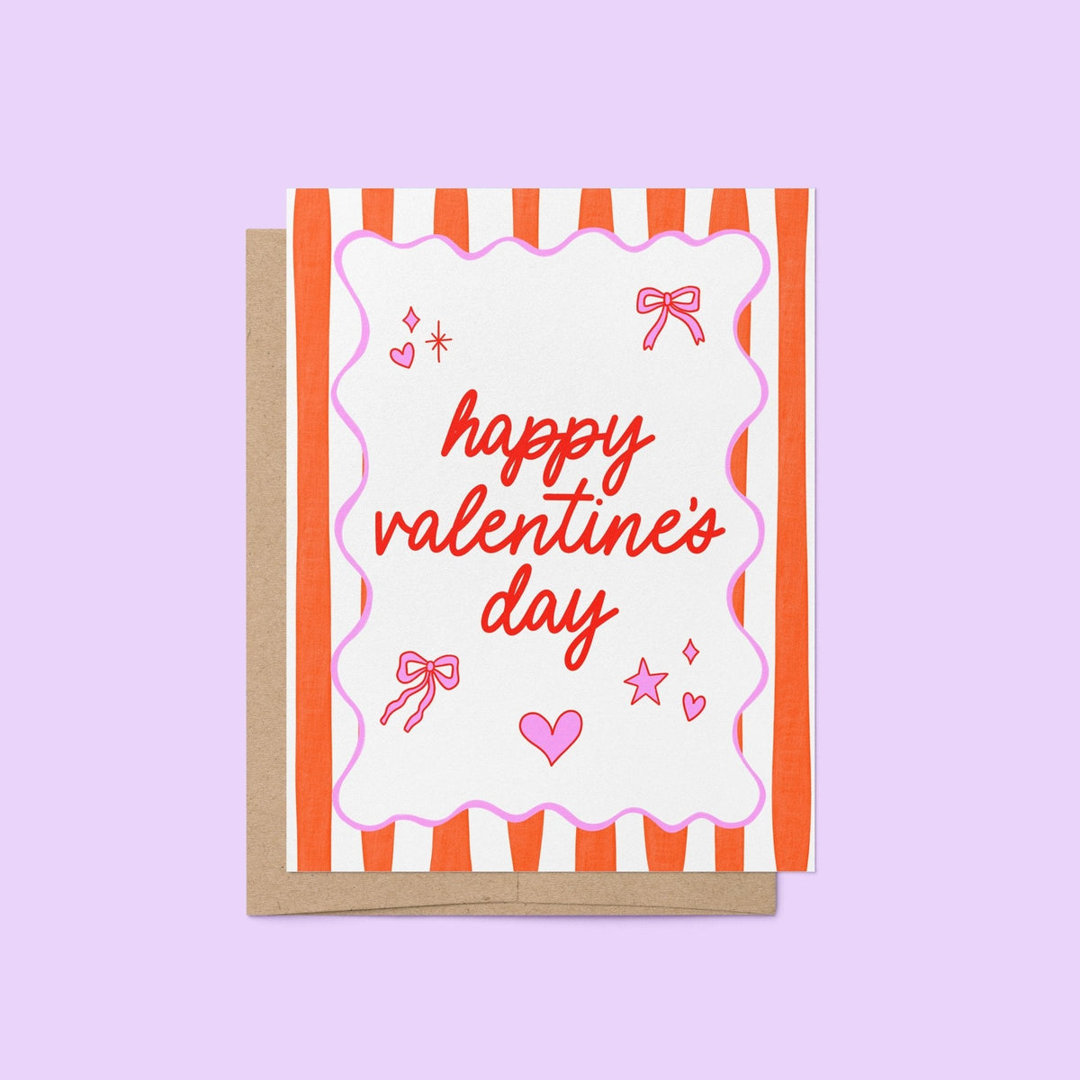 Retro Stripes Valentine&