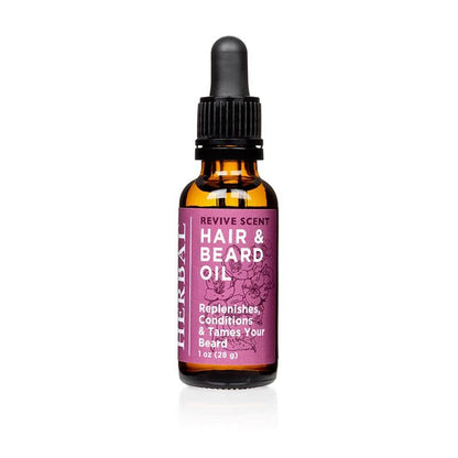 Revive Beard Oil White Background 1oz Bottle