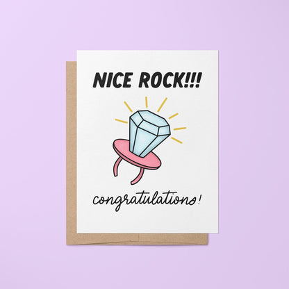 Ring pop engagement card - MangoIllustrated - Greeting Cards