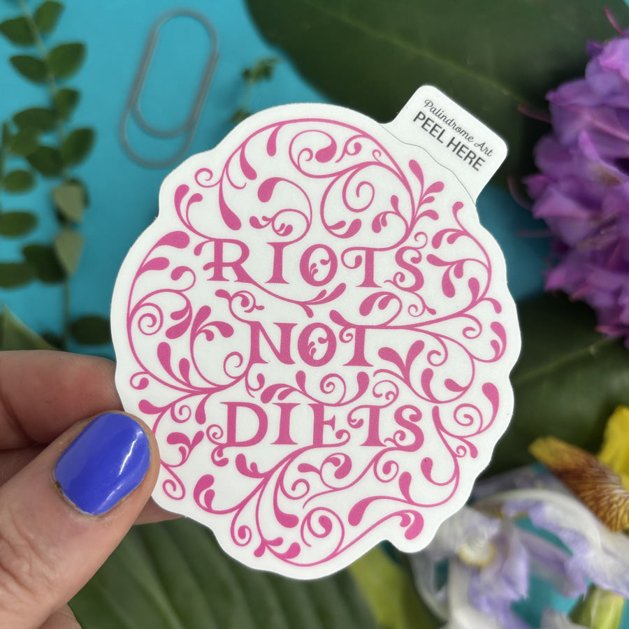 Sticker with &