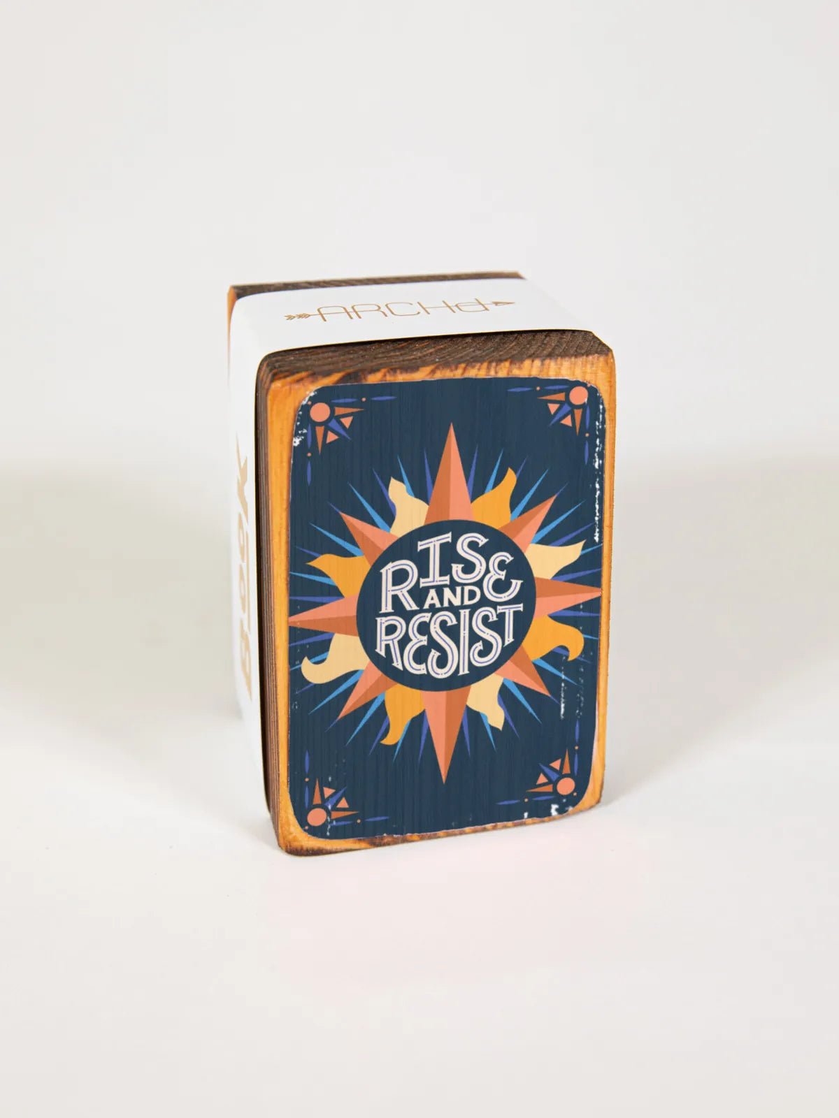 Resistance Collection, Single Wood Bookend